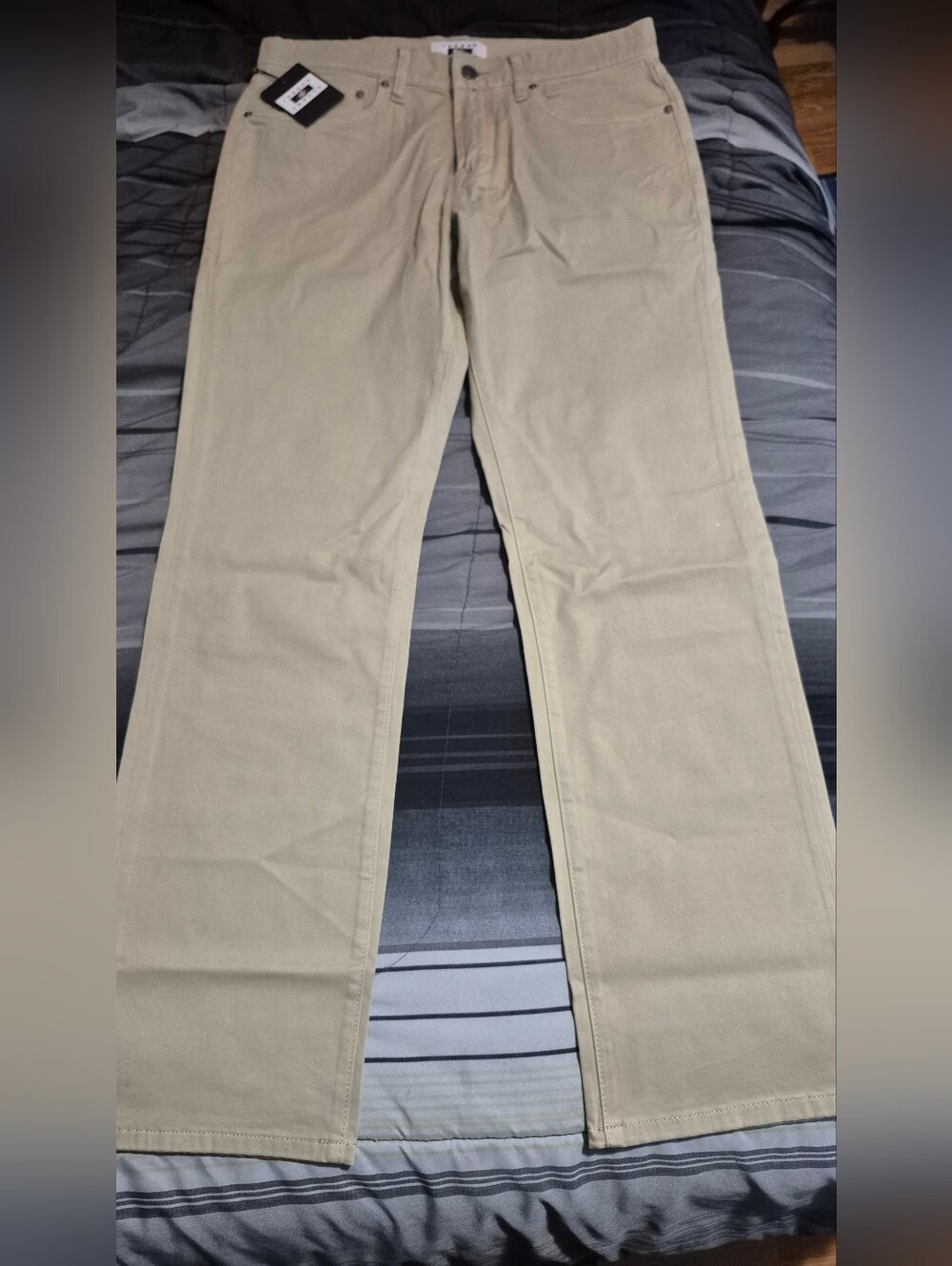 Joseph Abboud New Men's JA Sateen Twill Khaki Chino Pants 32 X 32 msrp $99